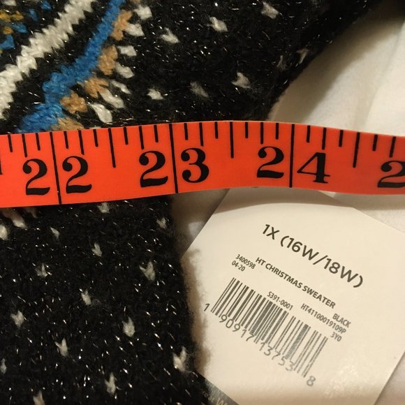 NWT Polar Bear Christmas Sweater 1X - Picture 8 of 12